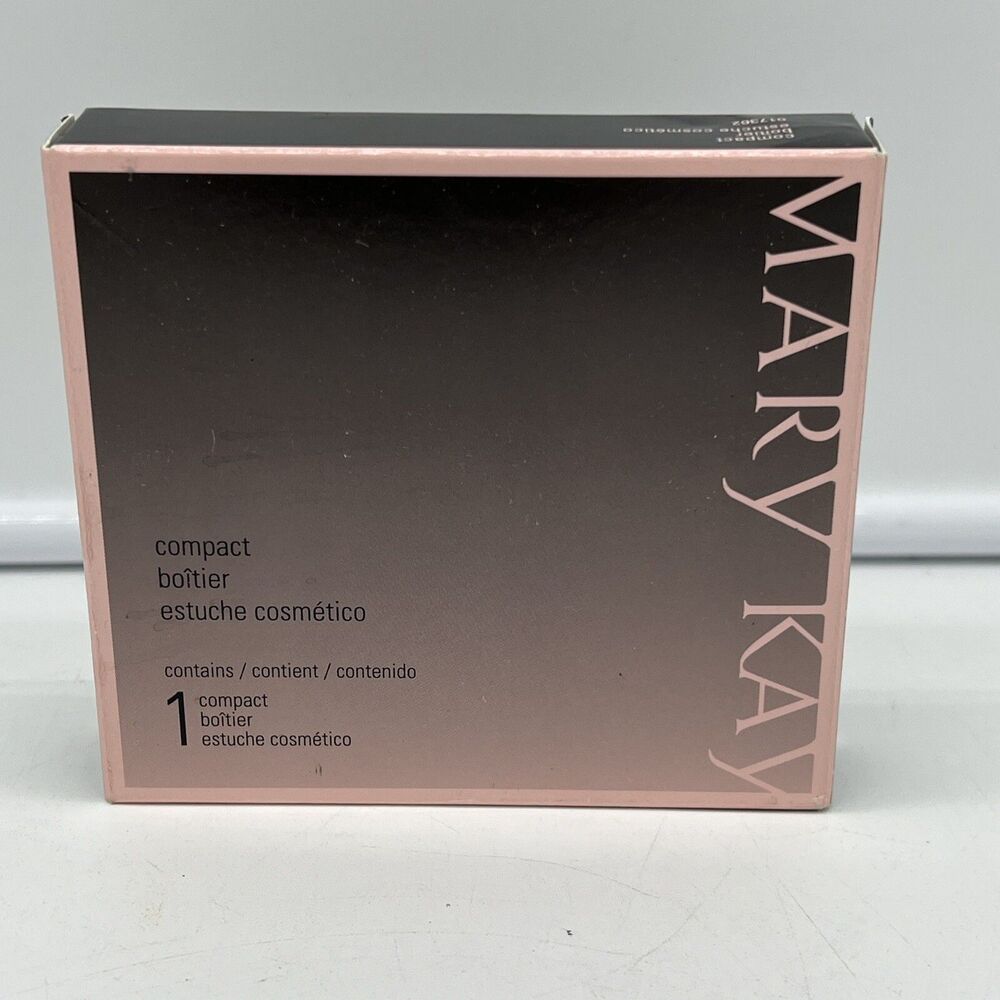 Mary Kay Black Magnetic Mirrored Compact #017362 NIB NEW